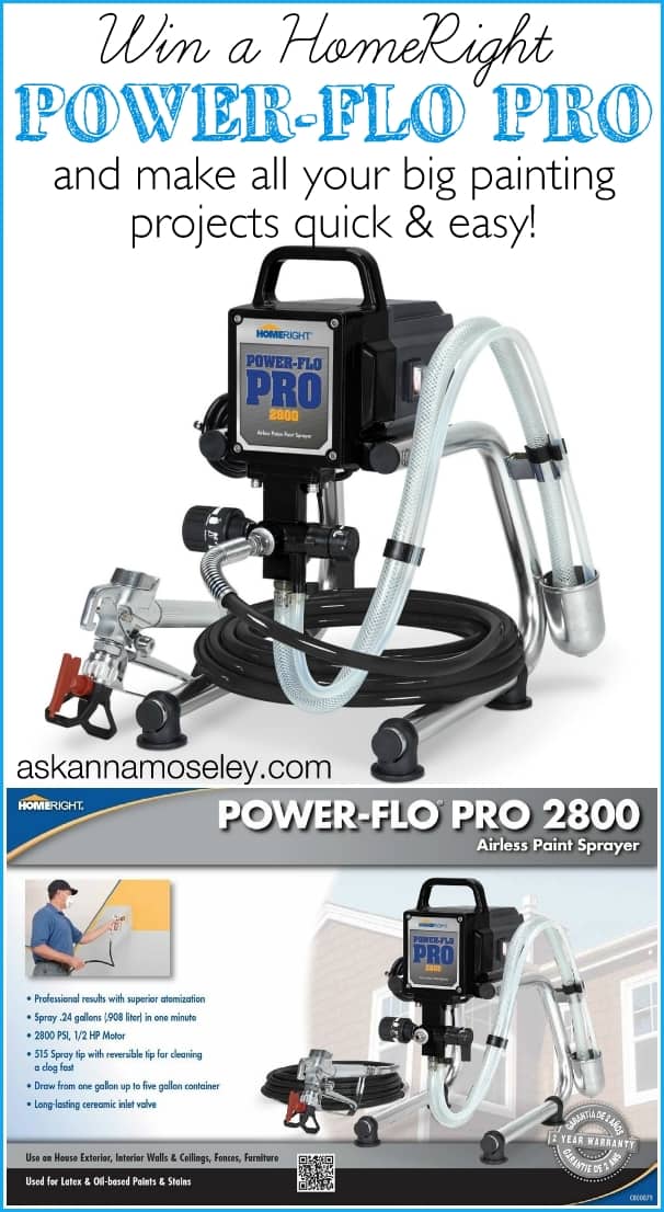 HomeRight Power-Flo Pro 2800 Giveaway - Ask Anna