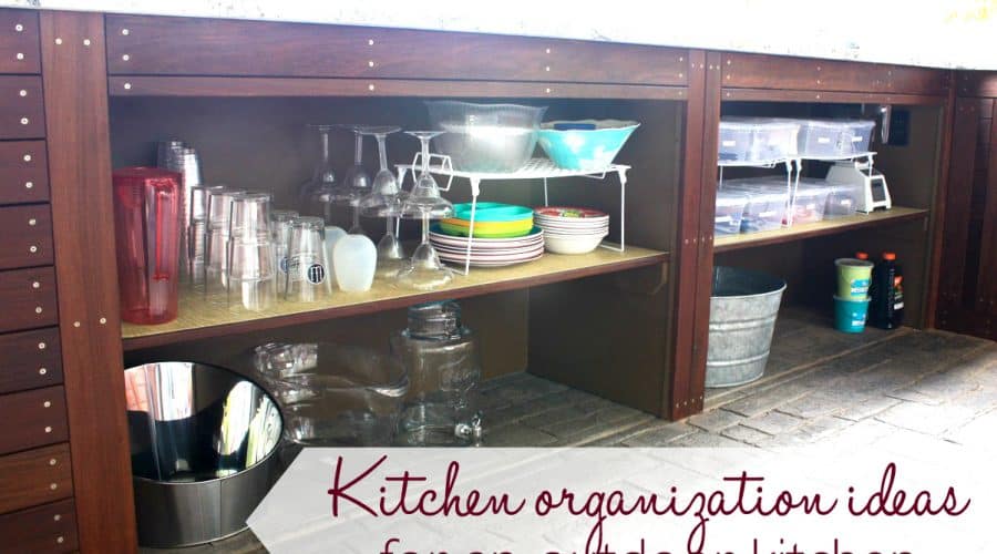 Outdoor kitchen organization tips and ideas - Ask Anna