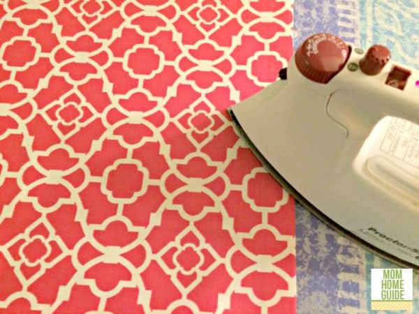 DIY fabric covered bulletin board