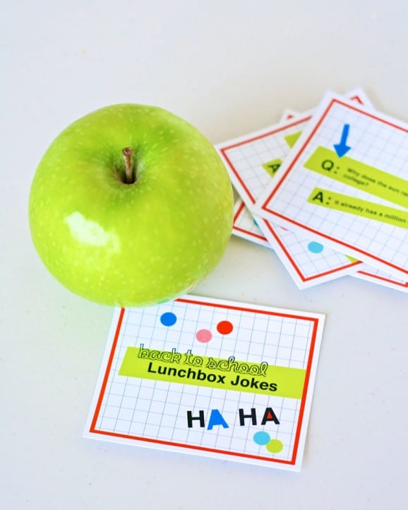 Free, printable lunchbox jokes for your kids from Paging Supermom