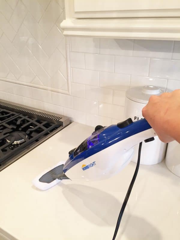 How to clean your countertops with steam, instead of harsh chemicals