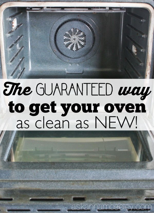 The guaranteed way to make your oven clean as new - Ask Anna