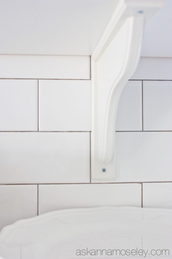 A trick for laying subway tile - Ask Anna