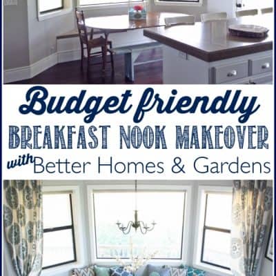 Budget-friendly breakfast nook makeover - Ask Anna