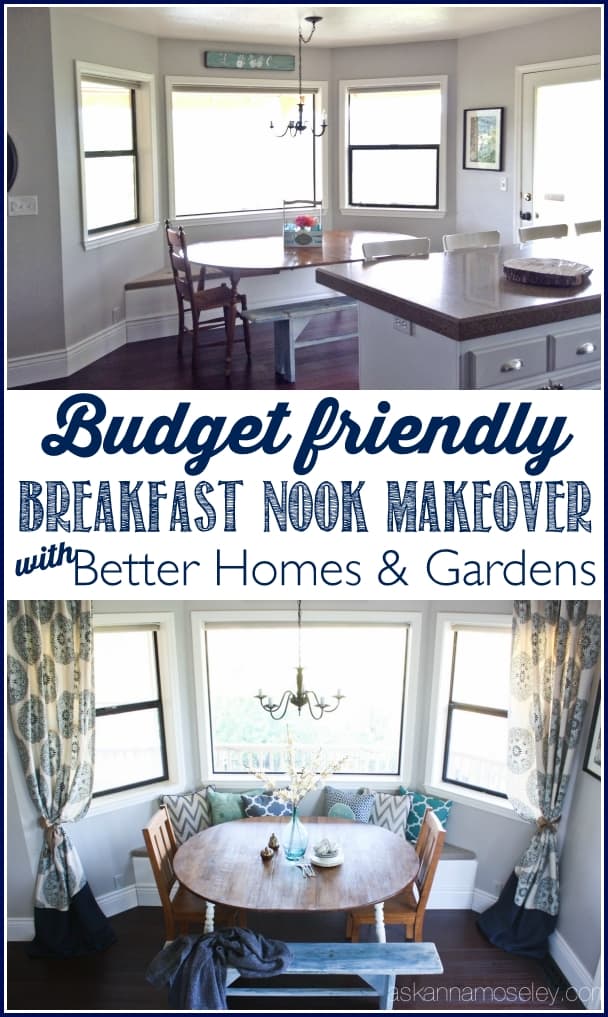 Budget-friendly breakfast nook makeover - Ask Anna