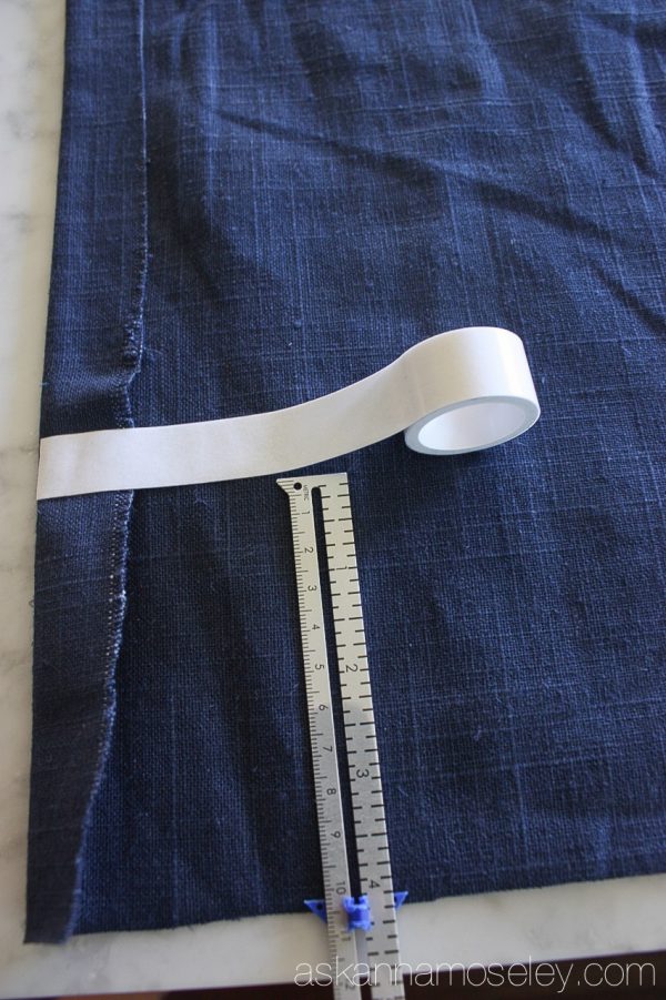 A no-sew way to make short drapes floor length - Ask Anna