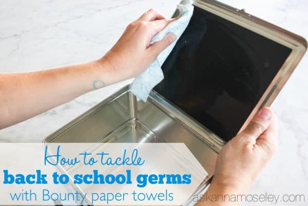 How to tackle back to school germs with Bounty towels - Ask Anna