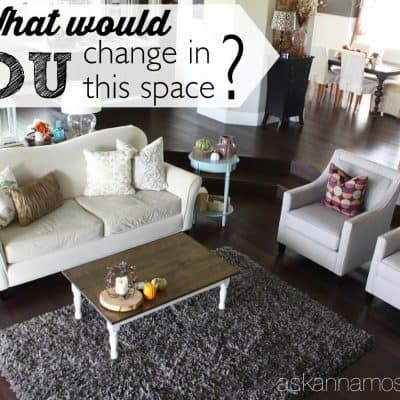 My living room needs a makeover, what would YOU change