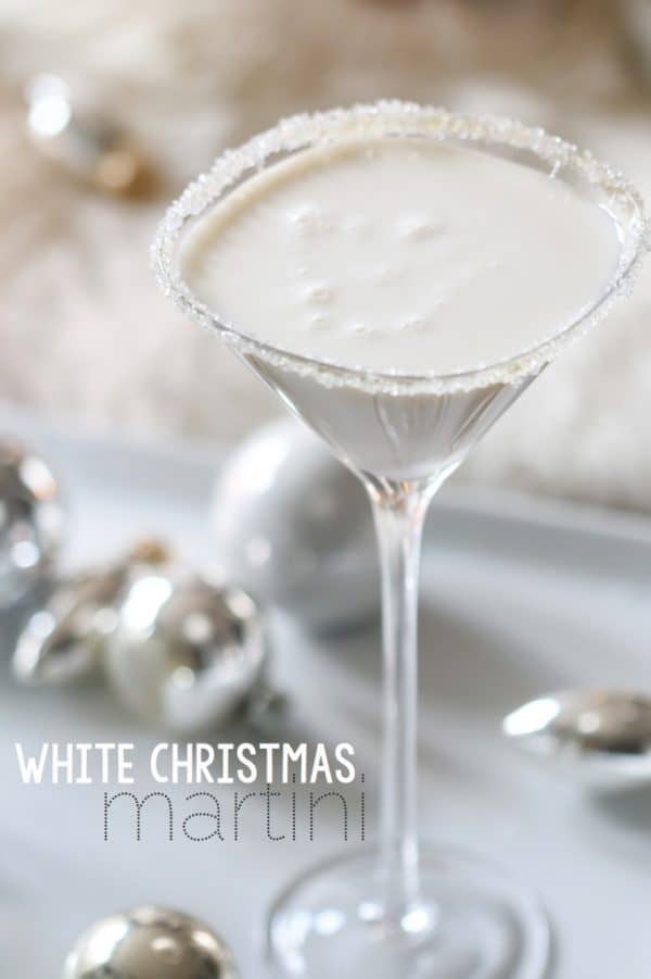 White Christmas martini and a round-up of Fall and Winter's best cocktails