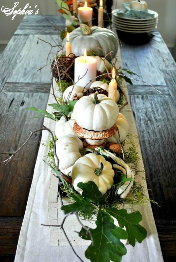  A collection of the most beautiful and creative Fall and Thanksgiving centerpieces, perfect for your holiday table - Ask Anna