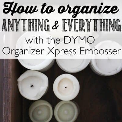 Storage Dresser Organization with the DYMO Organizer Xpress