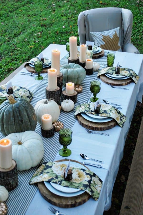 A collection of the most beautiful and creative Fall and Thanksgiving centerpieces, perfect for your holiday table - Ask Anna