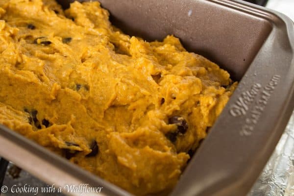 Pumpkin Chocolate Chip Bread