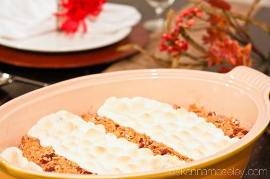 Sweet potato casserole, the perfect side dish for every Thanksgiving feast - Ask Anna