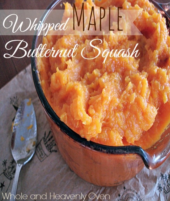 Whipped maple butternut squash, the perfect side dish for every Thanksgiving feast