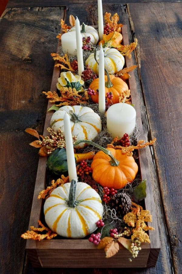 A collection of the most beautiful and creative Fall and Thanksgiving centerpieces, perfect for your holiday table - Ask Anna