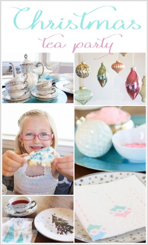 Christmas tea party with vintage flair | Ask Anna