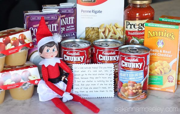 A fun spin on Elf on the Shelf - this year our elf is doing 24 days of kind acts toward others and encouraging our kids to join her | Ask Anna