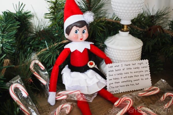 A fun spin on Elf on the Shelf - this year our elf is doing 24 days of kind acts toward others and encouraging our kids to join her | Ask Anna