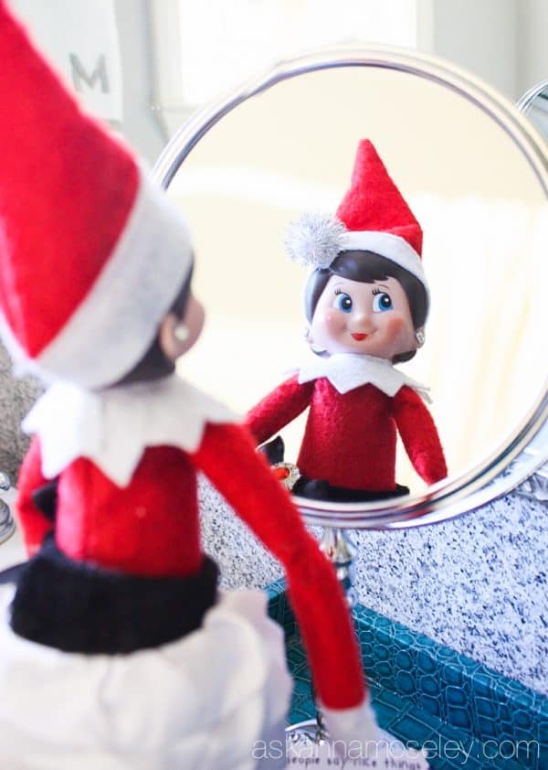 A fun spin on Elf on the Shelf - this year our elf is doing 24 days of kind acts toward others and encouraging our kids to join her | Ask Anna