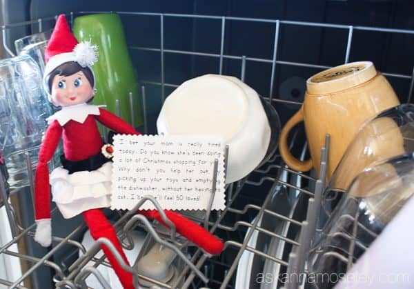 A fun spin on Elf on the Shelf - this year our elf is doing 24 days of kind acts toward others and encouraging our kids to join her | Ask Anna