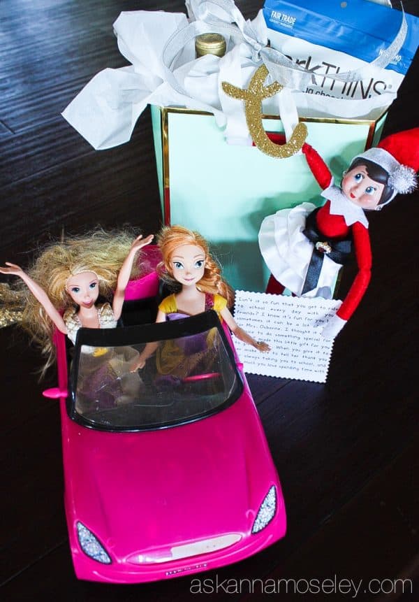 A fun spin on Elf on the Shelf - this year our elf is doing 24 days of kind acts toward others and encouraging our kids to join her | Ask Anna