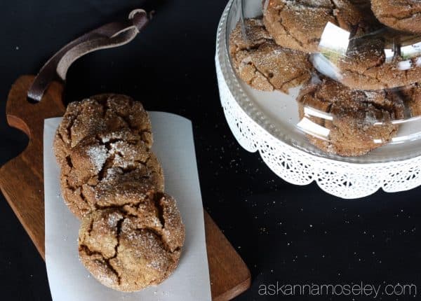 These are the most perfect, soft and chewy, ginger molasses cookies. Your family will love them and you'll be shocked at how quickly they disappear! | Ask Anna