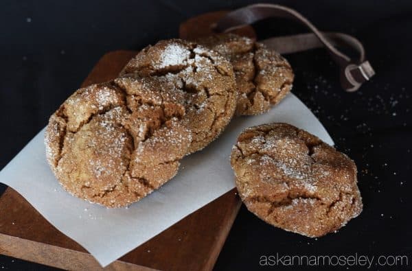 These are the most perfect, soft and chewy, ginger molasses cookies. Your family will love them and you'll be shocked at how quickly they disappear! | Ask Anna