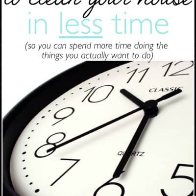 5 Tips to Clean your House in Less Time!