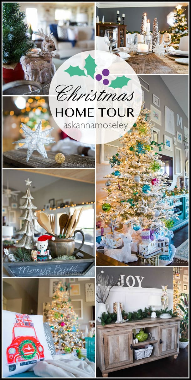 Bright and colorful Christmas home tour | Ask Anna