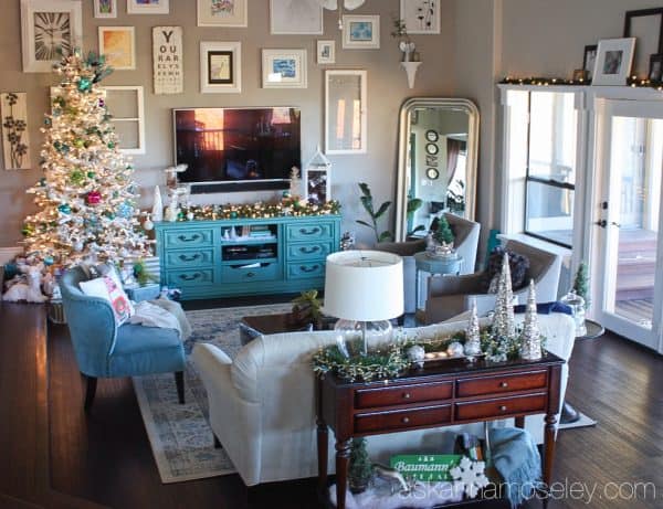 Bright and colorful Christmas home tour | Ask Anna