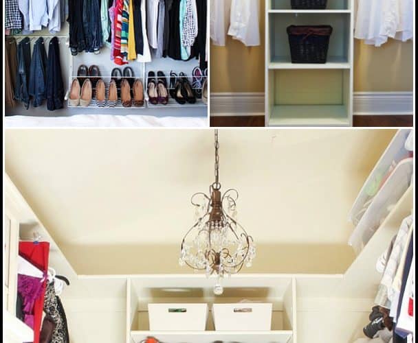 How to organize the master bedroom closet, no matter what the size. Lots of tips for organizing regular-sized closets | Ask Anna