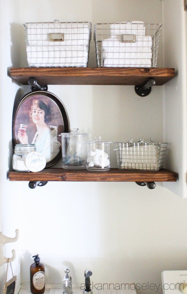 Industrial shelves tutorial | Ask Anna