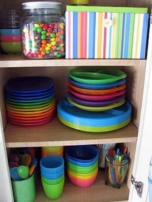 How to organize kids dishes and utensils in less than 30 minutes | Ask Anna