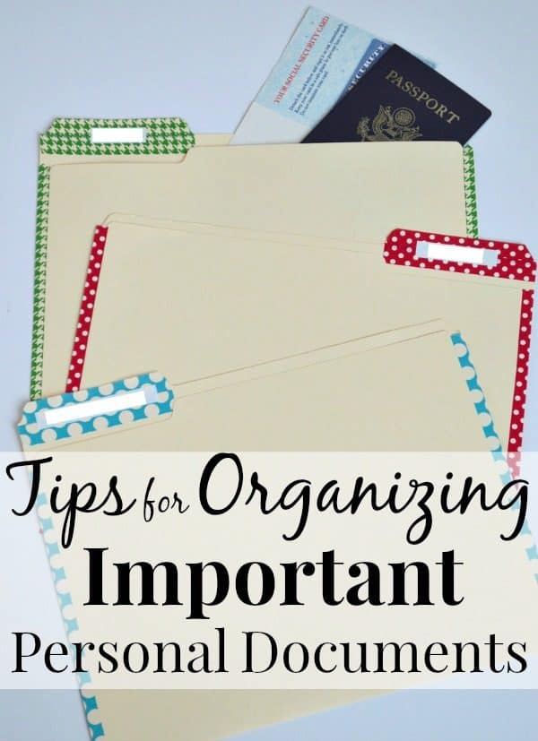 6 easy tips to help you organize important personal documents for everyone in the family, in less than 30 minutes | Ask Anna