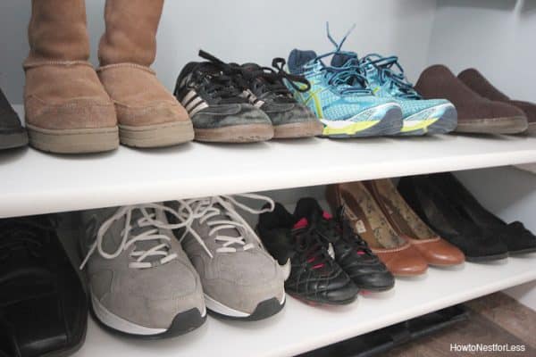 Lots of tips to help you organize the entryway closet in 30 minutes or less | Ask Anna