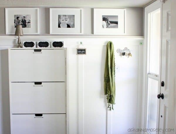 Lots of tips to help you organize the entryway closet in 30 minutes or less | Ask Anna