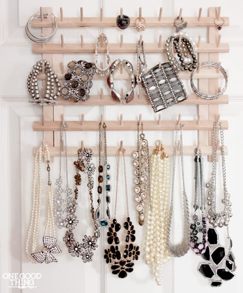 Lots of great tips for how to organize your jewelry in 30 minutes or less | Ask Anna