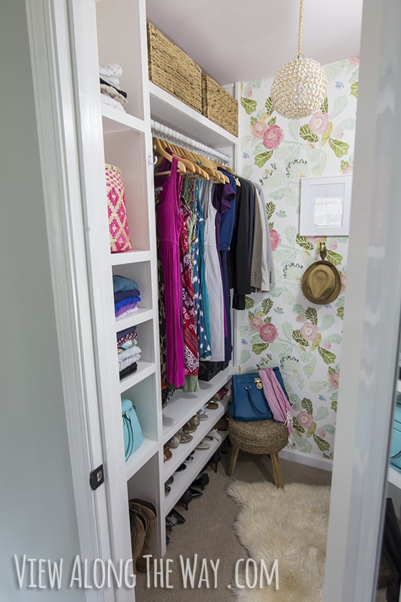 How to organize the master bedroom closet, no matter what the size. Lots of tips for organizing regular-sized closets | Ask Anna