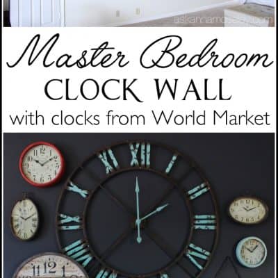 My Clock Wall – a Mini Bedroom Revamp