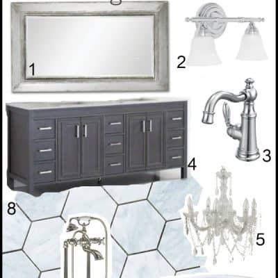 Master Bathroom Renovation – Design Board