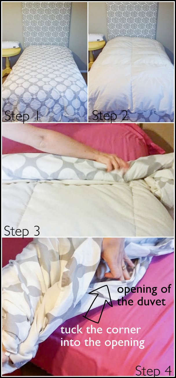 2 Duvet cover tips that will make your life SO much easier, including a video tutorial! | Simple.Home.Blessings for Ask Anna