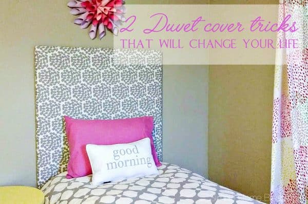 2 Duvet cover tips that will make your life SO much easier, including a video tutorial! | Simple.Home.Blessings for Ask Anna