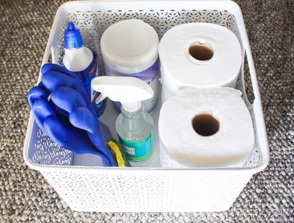 Guest bathroom organization on a budget | Ask Anna