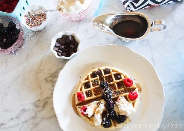 How to set up a waffle bar for National Waffle Day | Ask Anna