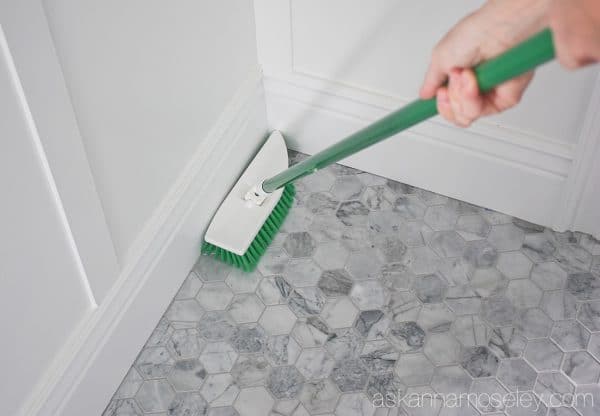 Lots of bathroom cleaning tips, especially for bathrooms with lots of tile | Ask Anna