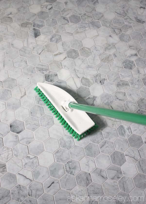 Lots of bathroom cleaning tips, especially for bathrooms with lots of tile | Ask Anna