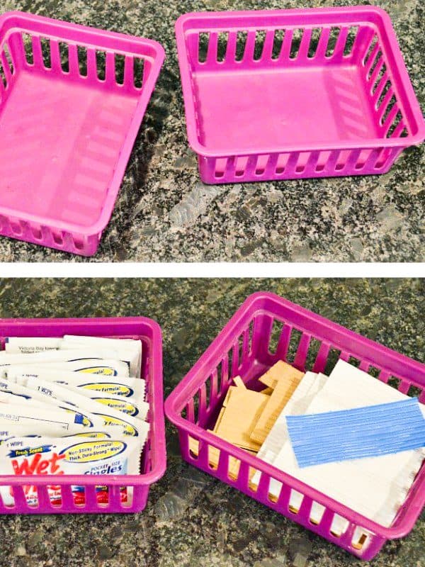 How to organize your kitchen drawers for no-cost using recycled items, or other items around the house | Organized 31 for Ask Anna