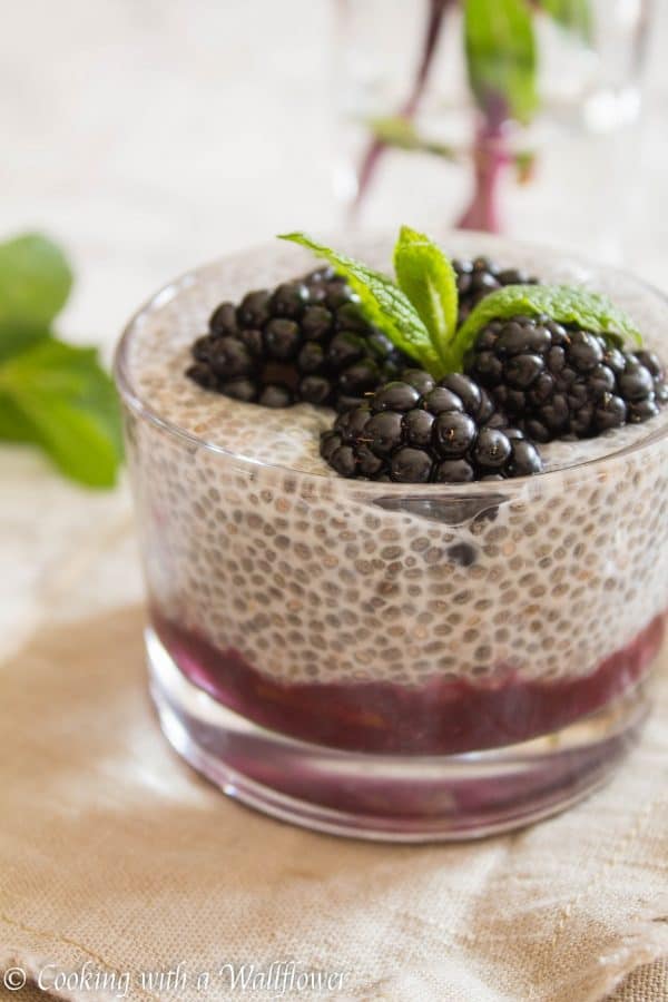 This overnight jam, chia seed pudding is slightly sweetened with a hint of vanilla. It’s delicious, healthy, very filling and it's the perfect start to your day!