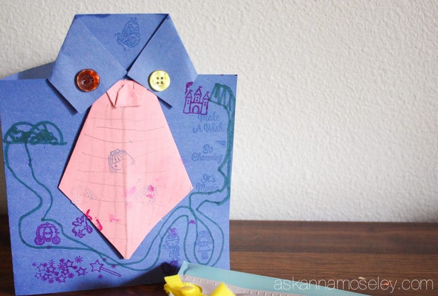 Father's Day card craft idea | Ask Anna